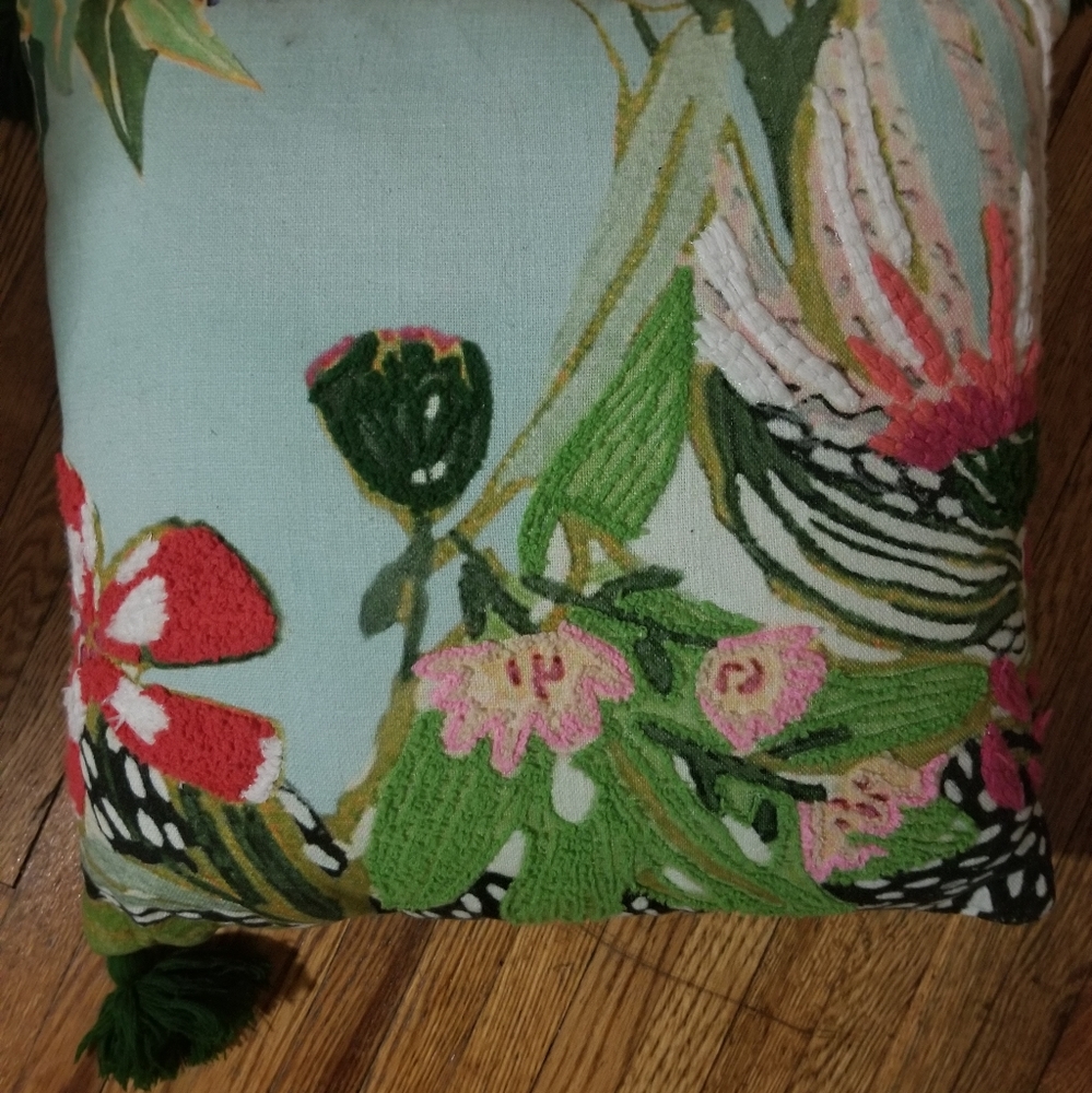 Embroidered pillows 2 for $20.00